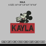 Kayla Embroidery File 6 sizes