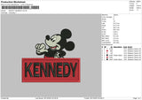 Kennedy Embroidery File 6 sizes