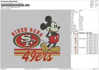 Mickey49 Embroidery File 6 sizes