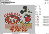 Mickey49 Embroidery File 6 sizes