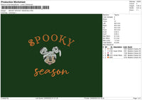 Mickey Spookys Embroidery File 6 sizes