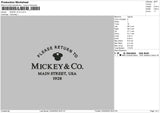 Mickey & Co Embroidery File 4 size