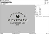 Mickey & Co Embroidery File 4 size