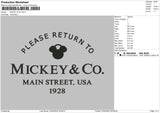 Mickey & Co Embroidery File 4 size