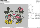 Mickeyminnie1512 Embroidery File 6 sizes