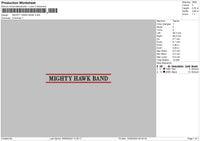 Mightytext Embroidery File 6 sizes