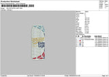 Millerbottle Embroidery File 6 sizes
