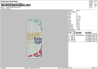 Millerbottle Embroidery File 6 sizes