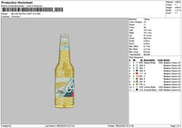Millerbottle V2 Embroidery File 6 sizes