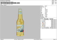 Millerbottle V2 Embroidery File 6 sizes