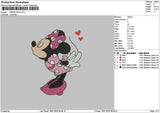 Minniekiss Embroidery File 6 sizes