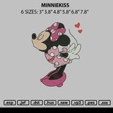Minniekiss Embroidery File 6 sizes