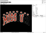Missouri V02 Embroidery File 6 sizes