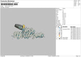 Mixologist Embroidery File 6 sizes