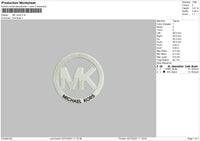 MK Circle Embroidery File 4 size
