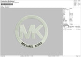 MK Circle Embroidery File 4 size