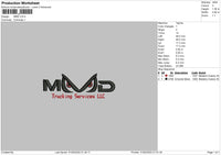 MMD Embroidery File 4 size