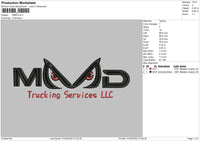 MMD Embroidery File 4 size