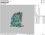 Monster Embroidery File 4 size