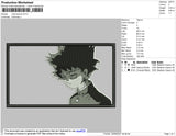 Mob Psycho Embroidery File 4 size