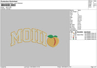 Moiiitext Embroidery File 6 sizes