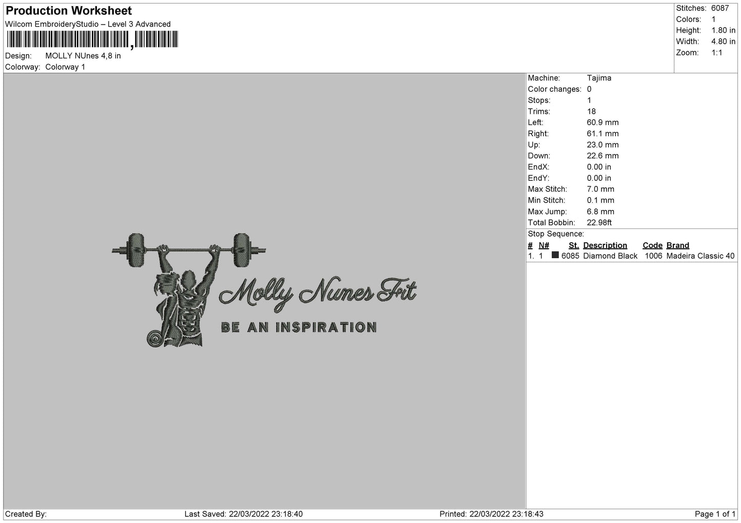 Molly Nunes Embroidery File 4 size