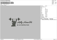Molly Nunes Embroidery File 4 size