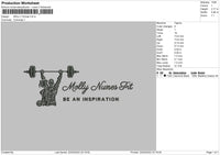 Molly Nunes Embroidery File 4 size
