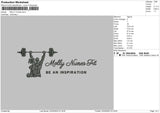 Molly Nunes Embroidery File 4 size