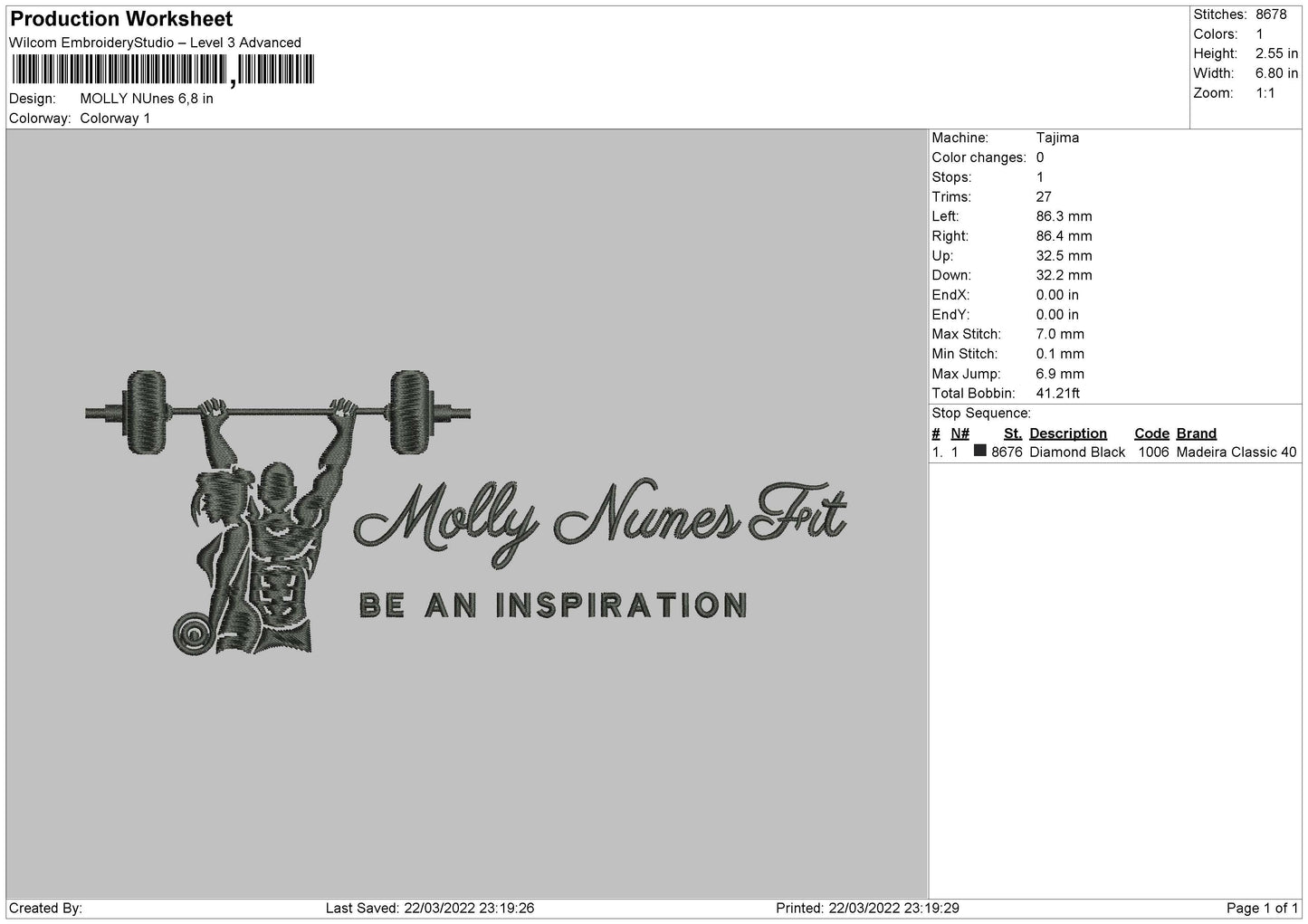 Molly Nunes Embroidery File 4 size