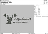 Molly Nunes Embroidery File 4 size