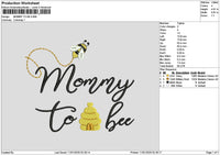 Mommytext 1101 Embroidery File 6 sizes