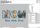 Mom Photo 0506 Embroidery File 6 sizes