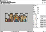 Mom Photoflat 3008 Embroidery File 6 sizes