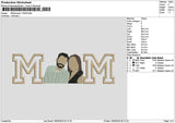 Mom Photo 1705 Embroidery File 6 sizes
