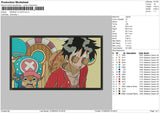 Monkey D Luffy Box Embroidery File 5 sizes