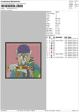 Mononoke Embroidery File 4 size