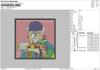 Mononoke Embroidery File 4 size
