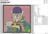 Mononoke Embroidery File 4 size