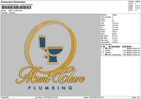 Claretext Embroidery File 6 sizes