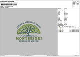 Montessoritext Embroidery File 6 sizes