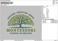 Montessoritext Embroidery File 6 sizes