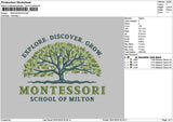 Montessoritext Embroidery File 6 sizes
