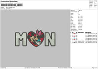 Mon Mickey Embroidery File 6 sizes