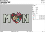 Mon Mickey Embroidery File 6 sizes