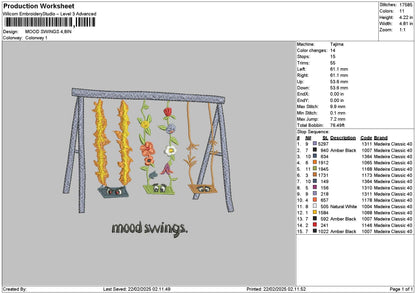 Moodtext 2202 Embroidery File 6 sizes