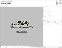 Moody Embroidery File 4 size