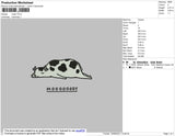 Moody Embroidery File 4 size