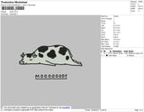 Moody Embroidery File 4 size