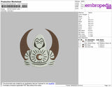 Moon Knight Embroidery File 4 size